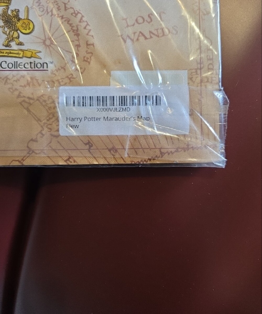 Harry Potter Marauder's Map Collectors Map - Harry Potter/Noble Collection - Picture 2 of 7
